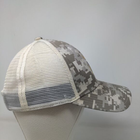 Adidas Men's Snapback Camo Hat Multicolor Embroidered Cats Logo - Picture 4 of 7
